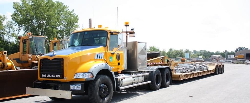 Lowboy Truck